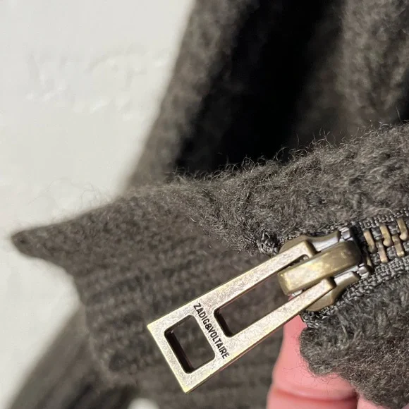 Zadig & Voltaire Athina Deluxe cashmere sweater medium - Picture 4 of 7